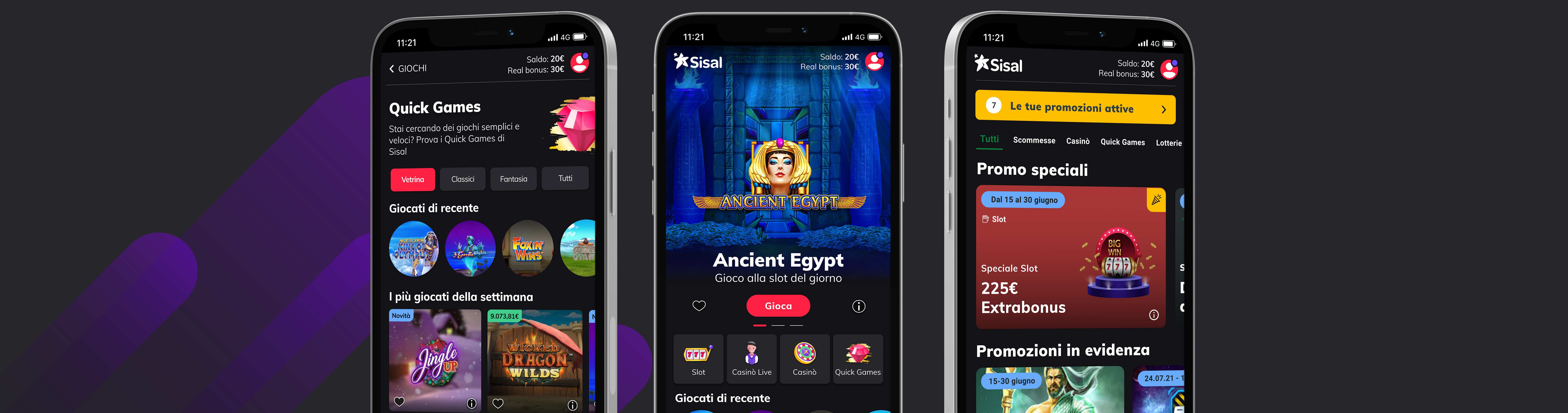 Scarica l'app Casinò Slot e Blackjack di Sisal