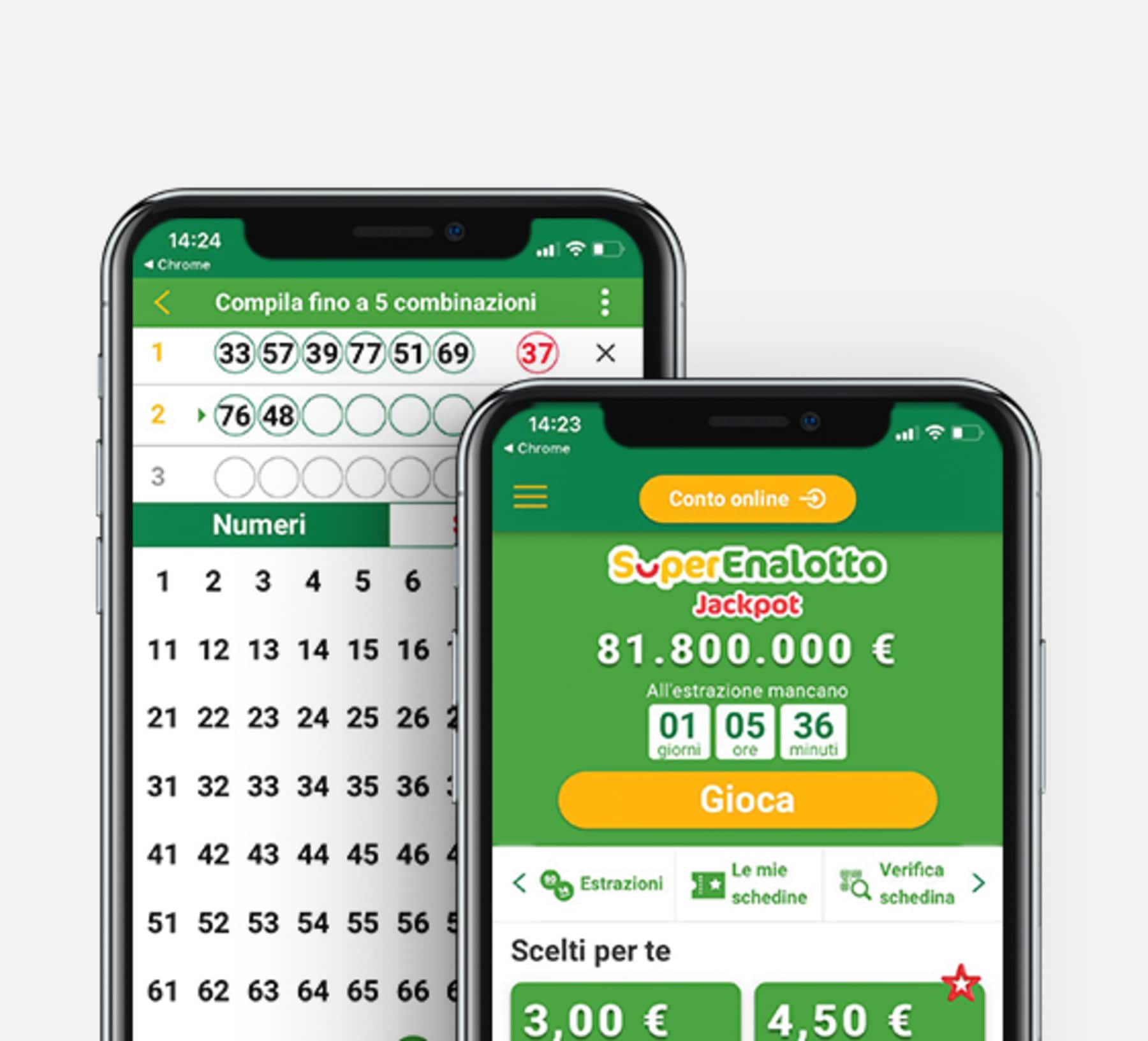 Scarica l'app ufficiale del SuperEnalotto