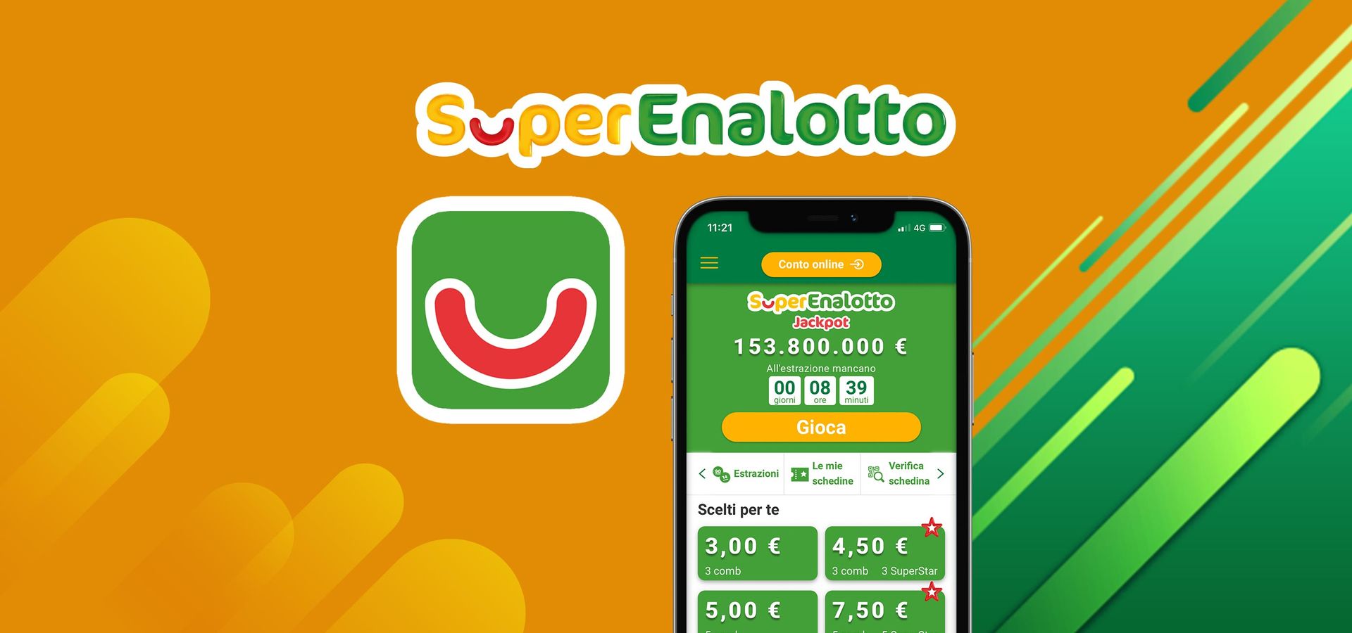 Scarica l'app ufficiale del SuperEnalotto