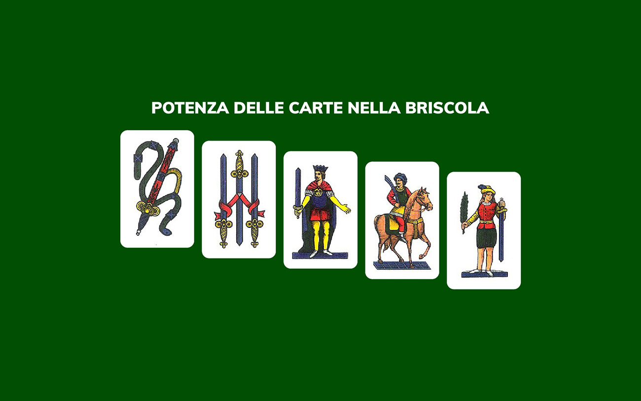 La potenza delle carte nella briscola