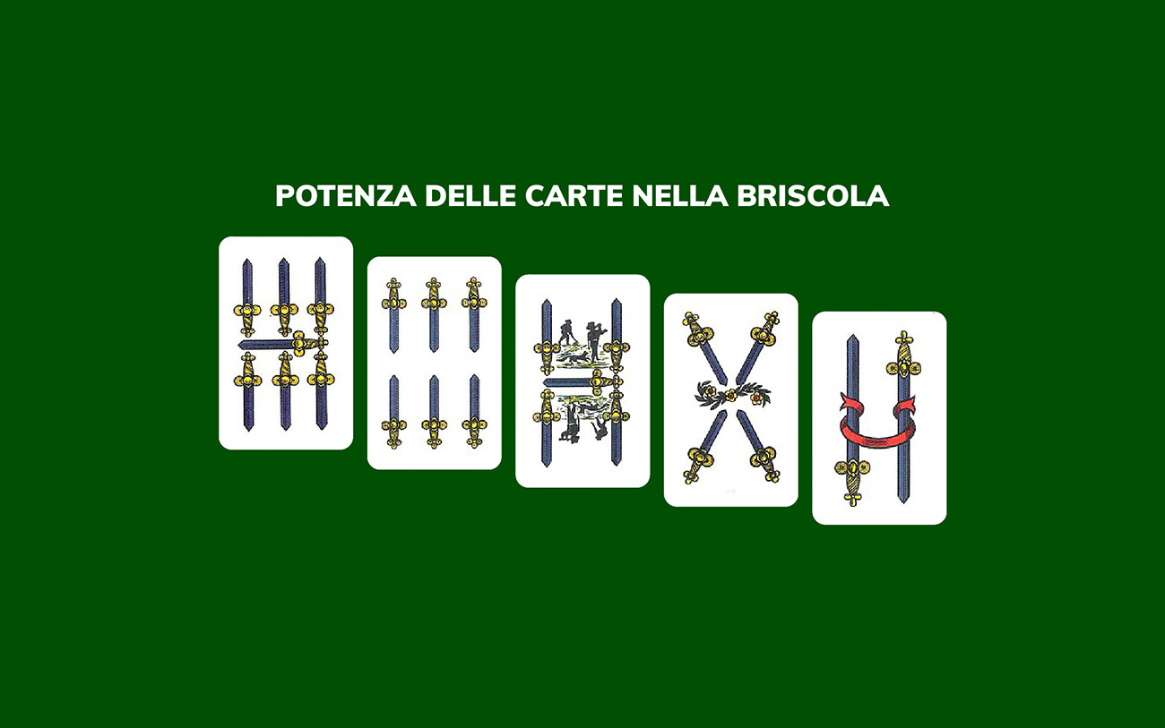 La potenza delle carte nella briscola
