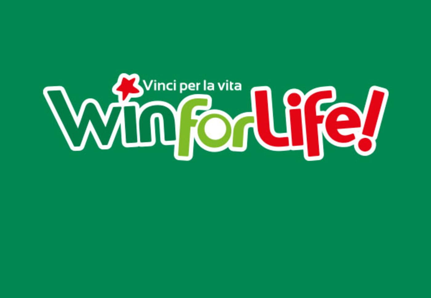 Accedi alla sezione Win for Life Classico