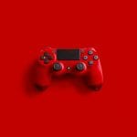playstation controller rosso